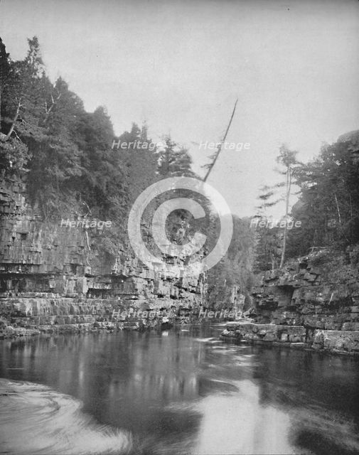 'Upper End of Au Sable Chasm, the Adirondacks', c1897. Creator: Unknown.