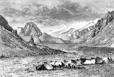 Upper Kara-Kash valley c1890