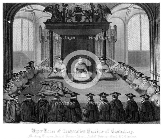 'Upper House of Convocation, Province of Canterbury'. Artist: Unknown