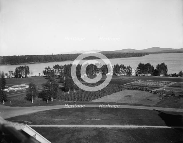 Upper Saranac Lake from Saranac Inn, Adirondacks, N.Y., between 1900 and 1910. Creator: Unknown.