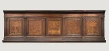 Upper Paneling from a Sacristy Armoire, c. 1460-1475. Creator: Giuliano da Maiano (Italian, 1432-1490), attributed to