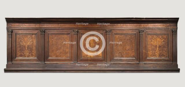 Upper Paneling from a Sacristy Armoire, c. 1460-1475. Creator: Giuliano da Maiano (Italian, 1432-1490), attributed to.