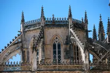 Upper part of the Founder's Chapel, Monastery of Batalha, Batalha, Portugal, 2009. Creator: Samuel Magal
