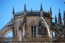 Upper part of the Founder's Chapel, Monastery of Batalha, Batalha, Portugal, 2009. Creator: Samuel Magal