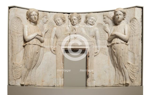 Upper Part of a Tabernacle for the Holy Sacrament, 1461/63. Creator: Isaia da Pisa.