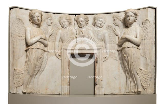 Upper Part of a Tabernacle for the Holy Sacrament, 1461/63. Creator: Isaia da Pisa.