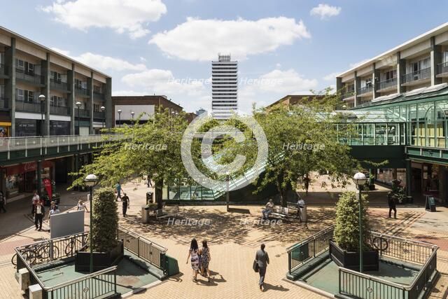 Upper Precinct, Coventry, West Midlands, 2014. Artist: Steven Baker.