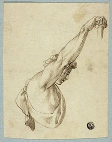 Upper Torso with Upstretched Arms, n.d. Creator: Unknown