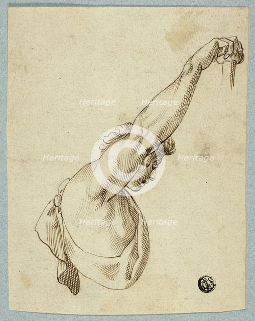 Upper Torso with Upstretched Arms, n.d. Creator: Unknown.