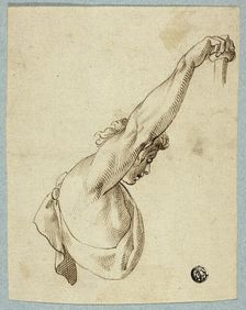 Upper Torso with Upstretched Arms, n.d. Creator: Unknown