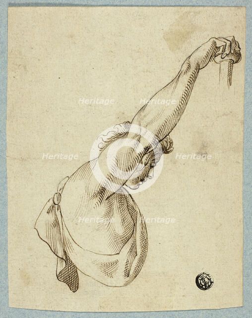 Upper Torso with Upstretched Arms, n.d. Creator: Unknown.