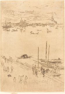 Upright Venice, 1879-1880. Creator: James Abbott McNeill Whistler
