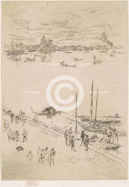 Upright Venice, 1879-1880. Creator: James Abbott McNeill Whistler.