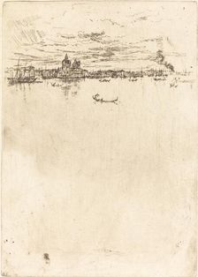 Upright Venice, 1879-1880. Creator: James Abbott McNeill Whistler