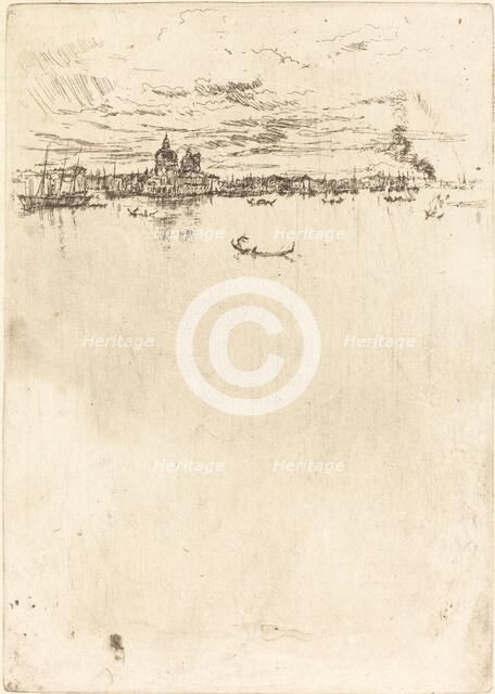 Upright Venice, 1879-1880. Creator: James Abbott McNeill Whistler.