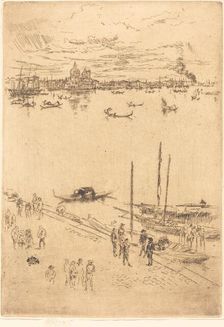 Upright Venice, 1879-1880. Creator: James Abbott McNeill Whistler