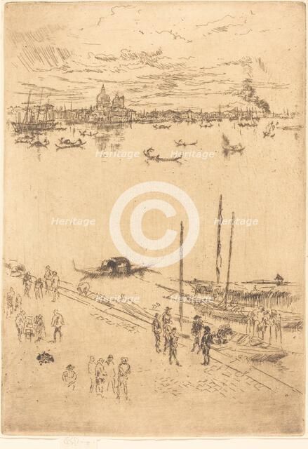 Upright Venice, 1879-1880. Creator: James Abbott McNeill Whistler.