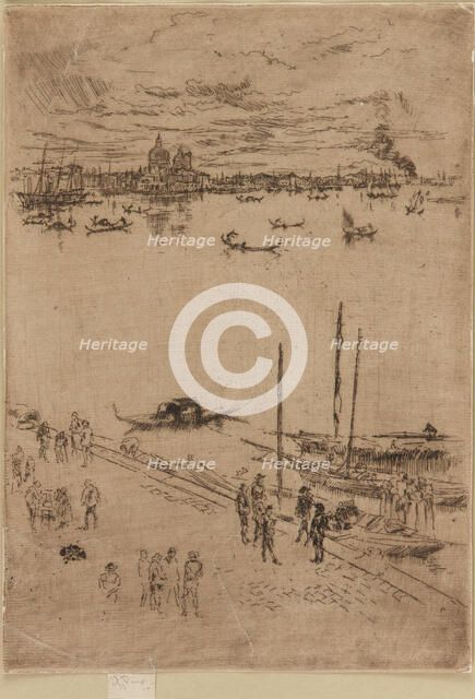 Upright Venice, 1879-1880. Creator: James Abbott McNeill Whistler.
