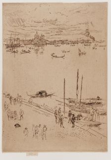 Upright Venice, 1879-1880. Creator: James Abbott McNeill Whistler