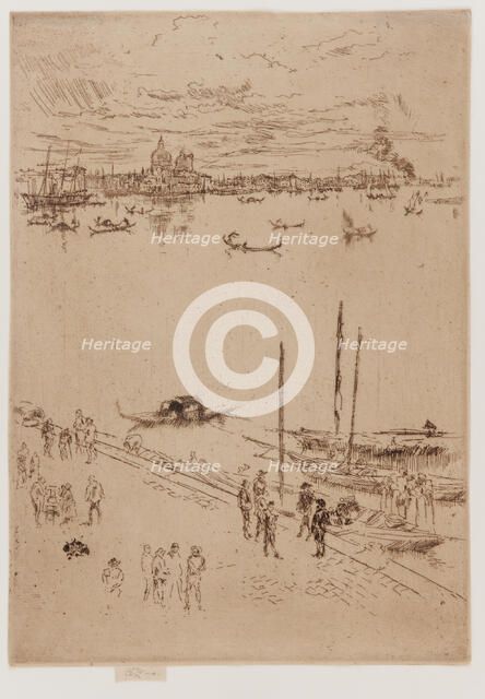 Upright Venice, 1879-1880. Creator: James Abbott McNeill Whistler.