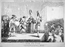 Upright Billy, alias Orator Humbug 1788. Artist: Anon