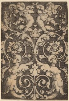 Upright Ornament with Two Sirens. Creator: Master of the Horse Heads