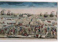 Uprising of Portugal, battle of Remportee, Spanish and French troops commanded by Count of Aranda