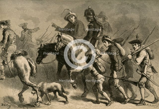 'Uprising of the New England Yeomanry', (1877). Creator: Albert Bobbett.