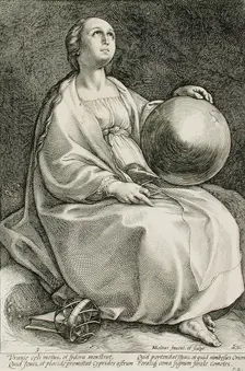 Urania, 1592. Creator: Hendrik Goltzius