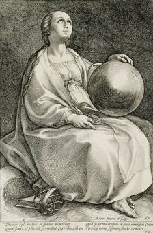 Urania, 1592. Creator: Hendrik Goltzius