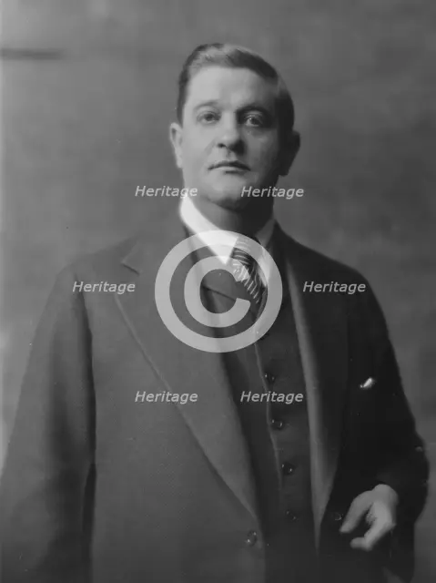 Urban, Joseph, Mr., portrait photograph, 1916 or 1917. Creator: Arnold Genthe.