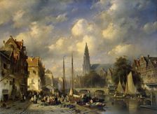 Urban Landscape, 1856. Creator: Charles Henri Joseph Leickert