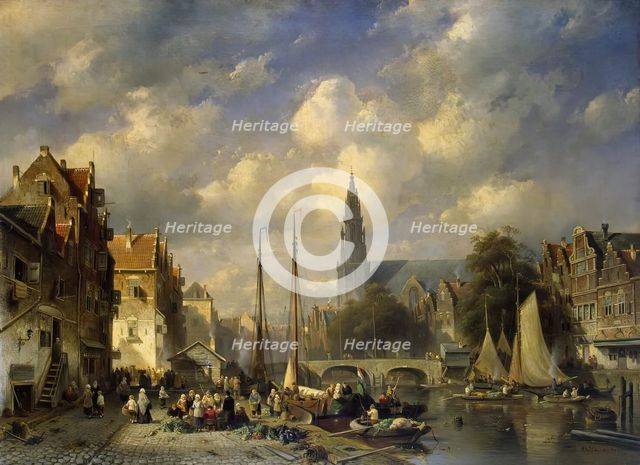 Urban Landscape, 1856. Creator: Charles Henri Joseph Leickert.