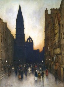 Urban Landscape c1900. Creator: Hansen, Hans Peter (1829-1899)