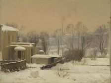 Urban Snow. Study, 1880. Creator: Gustaf Rydberg