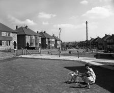 Urban regeneration, Cresswell Estate, Swinton, South Yorkshire, 1963. Creator: Michael Walters