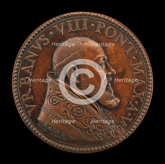 Urban VIII (Maffeo Barberini, 1568-1644), Pope 1623 [obverse], 1628. Creator: Gasparo Mola.