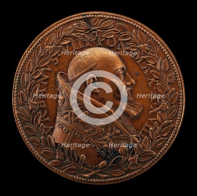 Urban VIII (Maffeo Barberini, 1568-1644), Pope 1623 [obverse], 1641. Creator: Gaspare Morone Mola.