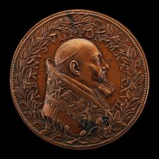 Urban VIII (Maffeo Barberini, 1568-1644), Pope 1623 [obverse], 1641. Creator: Gaspare Morone Mola