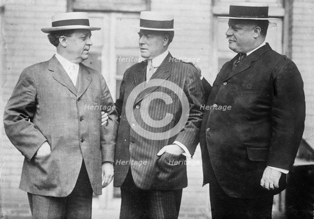 Urey Woodson, Norman E. Mack, Robert Crain, 1912. Creator: Bain News Service.