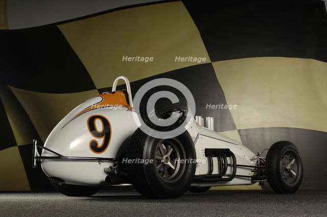 Urgo kuzma sprint car 1963. Artist: Simon Clay.