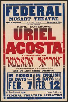 Uriel Acosta, [193-]. Creator: Unknown