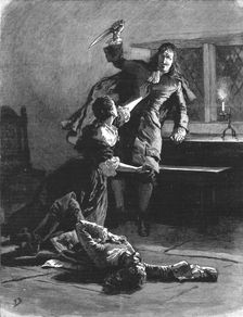 '"Urith: A Tale of Dartmoor", By S. Baring Gould, M. A.; "That for Urith" , 1890. Creator: Frank Dadd