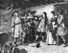 '"Urith: A Tale of Dartmoor", By S. Baring Gould, M. A.; The next moment she and Solomon Gills were Creator: Frank Dadd