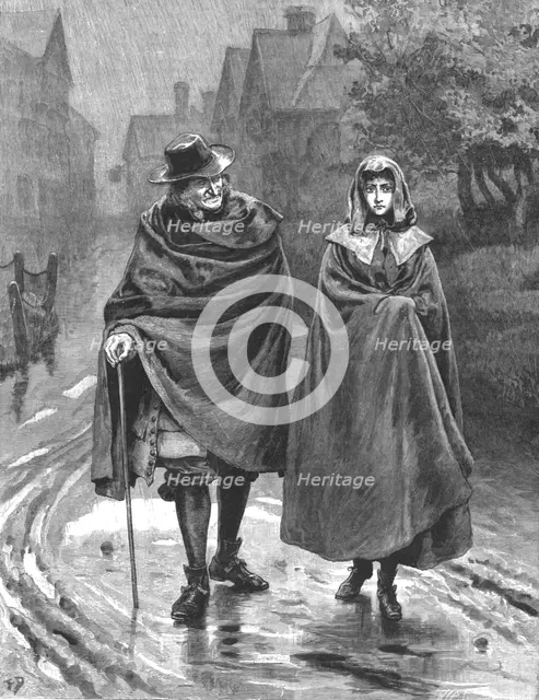''"Urith: A Tale of Dartmoor", By S. Baring Gould, M. A.; " You have given your heart to another ?"  Creator: Frank Dadd.