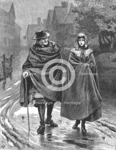 ''"Urith: A Tale of Dartmoor", By S. Baring Gould, M. A.; " You have given your heart to another ?"  Creator: Frank Dadd.