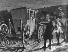 '"Urith: A Tale of Dartmoor", By S. Baring Gould, M. A.; "Are you aware that the boot-flap behind i Creator: Frank Dadd