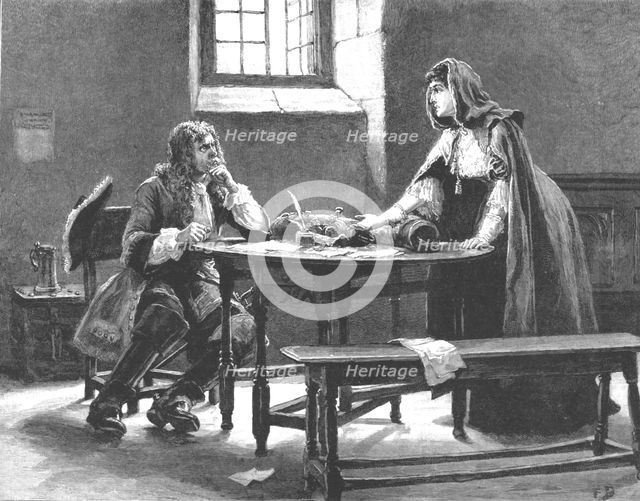 ''"Urith: A Tale of Dartmoor", By S. Baring Gould, M. A.; "I am come with five hundred guineas in go Creator: Frank Dadd.