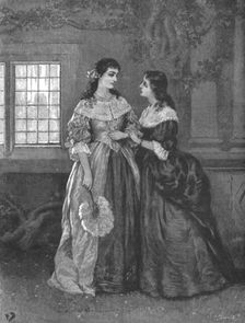 '"Urith: A Tale of Dartmoor", By S. Baring Gould, M. A.; "My dear --dear Julian," Elizabeth stroked Creator: Frank Dadd