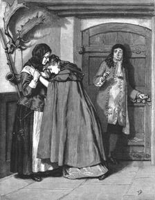 '"Urith: A Tale of Dartmoor", By S. Baring Gould, M. A.; "My poor father, I cannot remain with him Creator: Frank Dadd